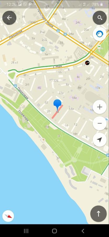 Двухкомнатная Квартира 300М От Моря Ул Парковая 18 Отчетные Док Čornomors'k Esterno foto